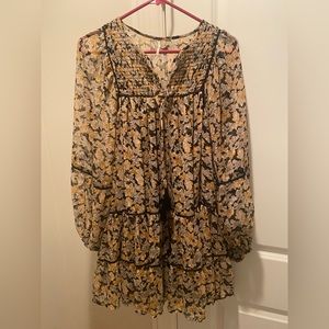 Free People Swinging Mini Dress